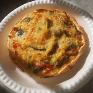 Tarta individual de atún