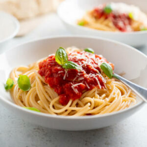 Fideos caseros al fileto